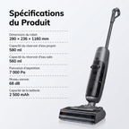 Aspirateur laveur autonettoyant