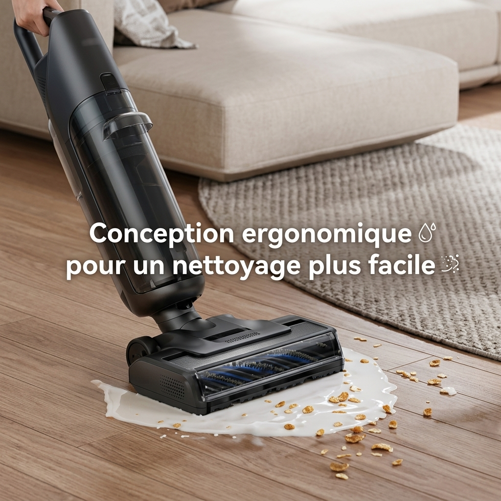 Aspirateur laveur autonettoyant