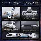 Aspirateur laveur noir