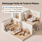 Aspirateur laveur noir