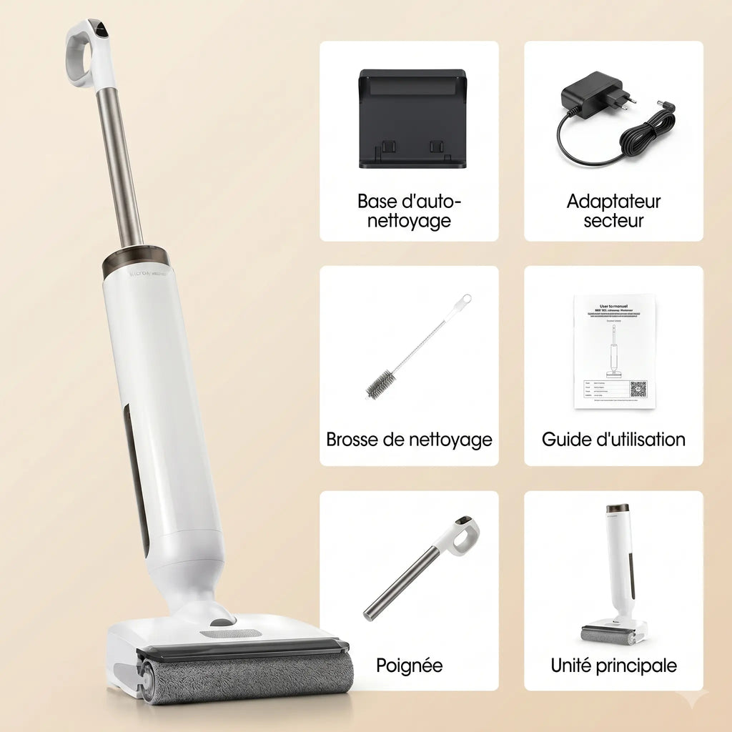 Aspirateur laveur noir