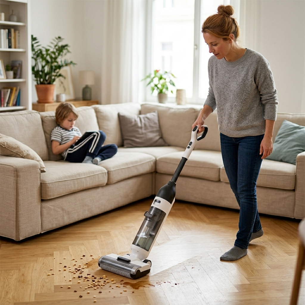Aspirateur laveur sans fil