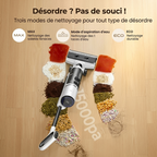 Aspirateur laveur sans fil Séchage à air autonettoyant