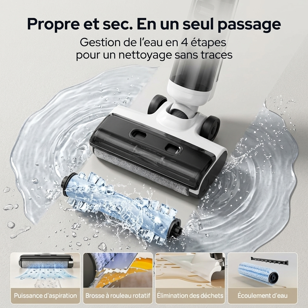 Aspirateur laveur sans fil57345