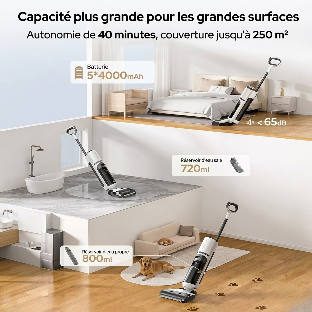 Aspirateur laveur sans fil57