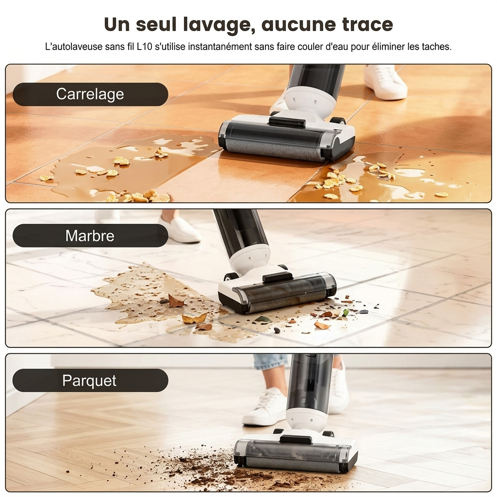 Aspirateur laveur sans fil467