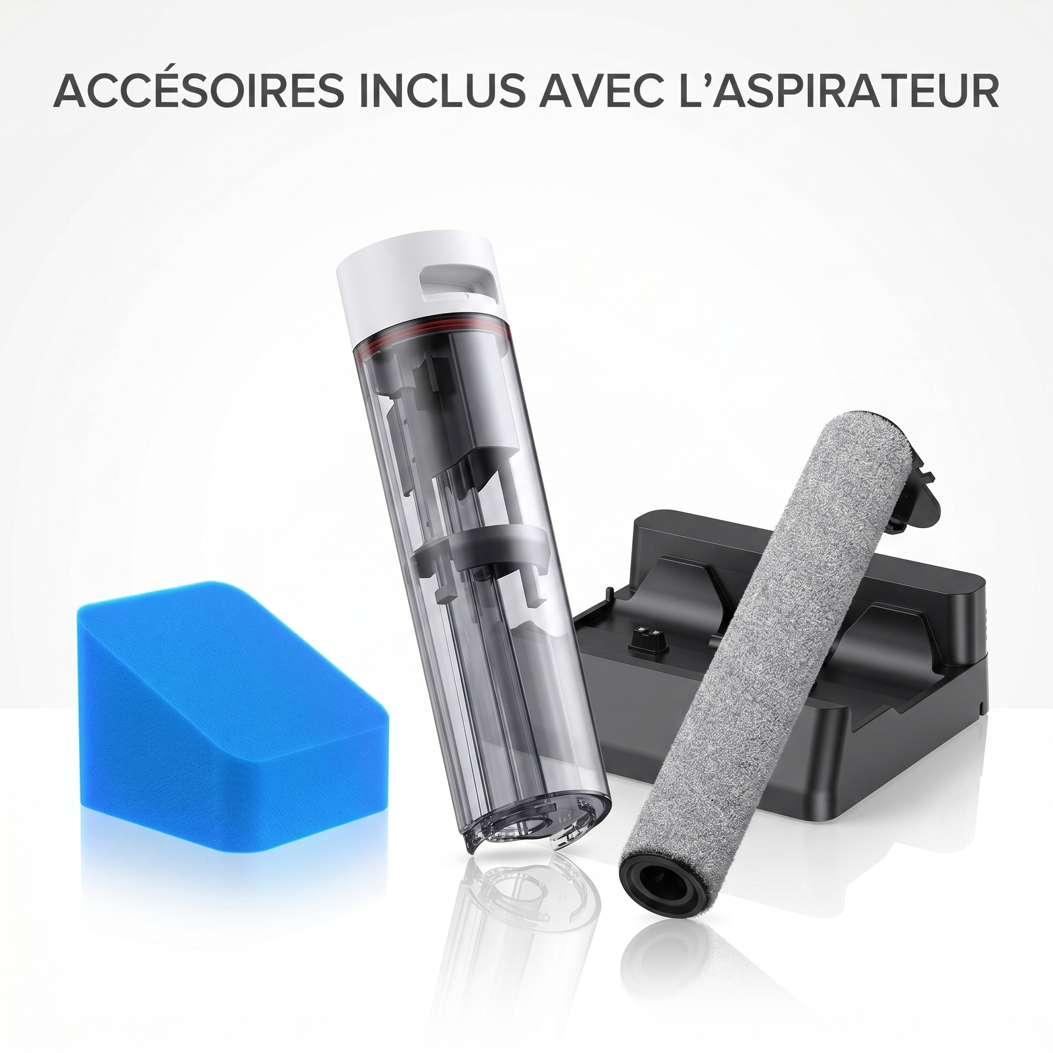 Aspirateur laveur sans fil intelligent
