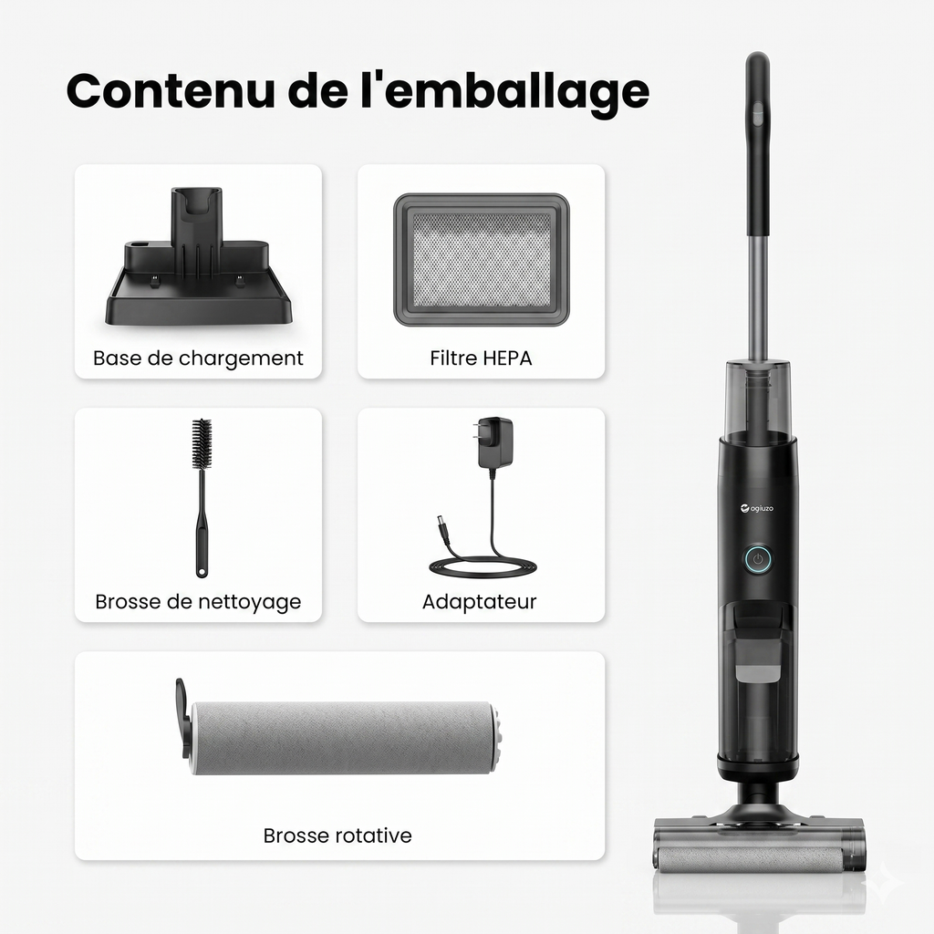 Aspirateur laveur sans fil moderne