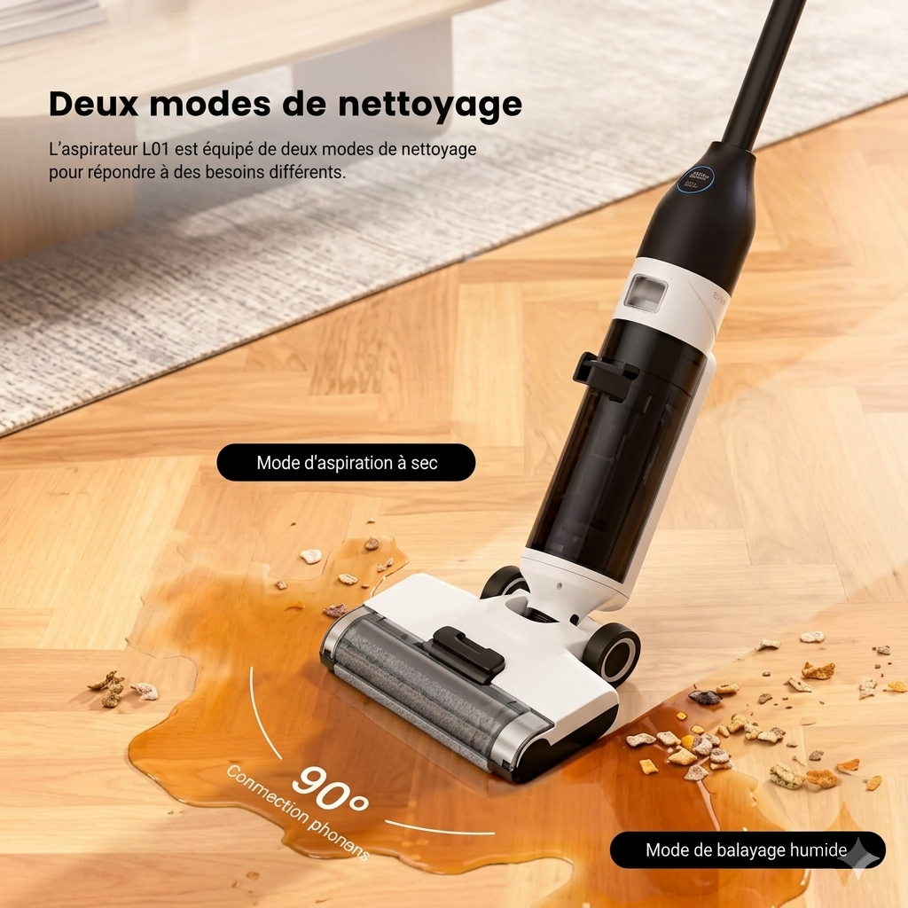 Aspirateur laveur sans fil