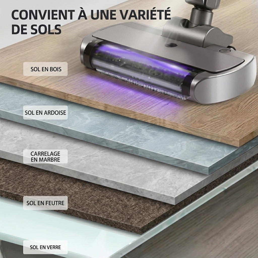 Aspirateur laveur portatif sans fil pour nettoyage polyvalent Aspiroclean