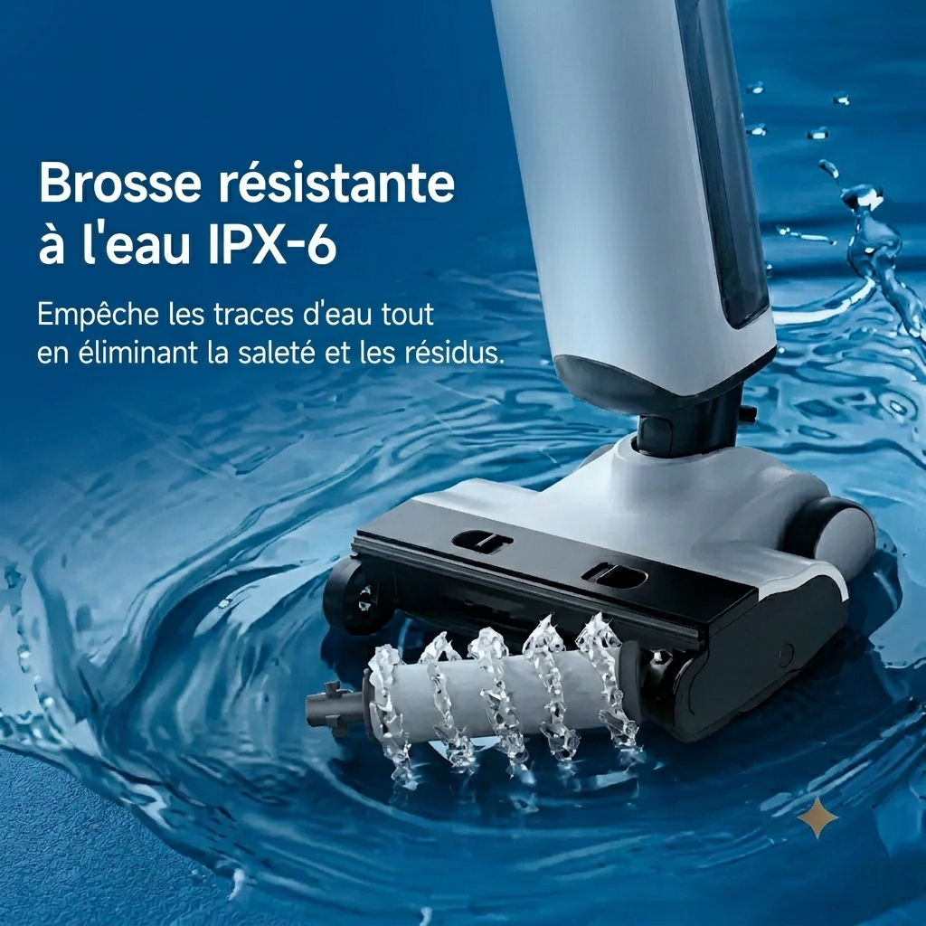 Aspirateur laveur 3-en-1 autonettoyant VORTEX Aspiroclean
