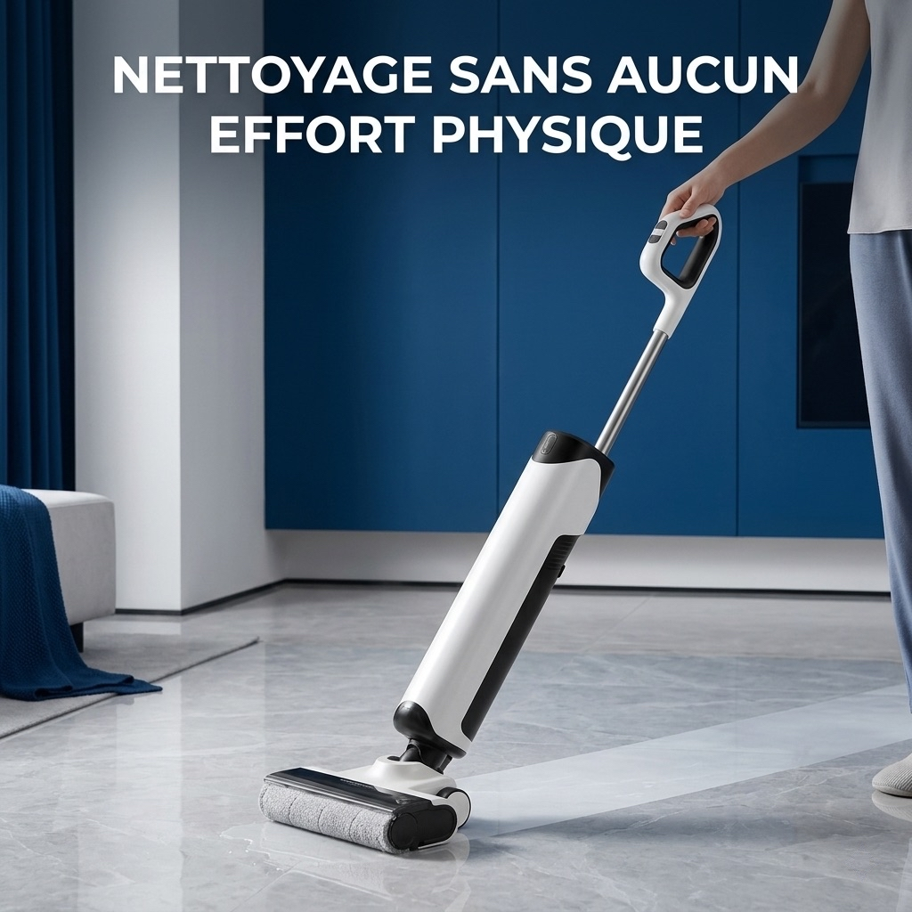 Aspirateur laveur 3-en-1 autonettoyant VORTEX Aspiroclean