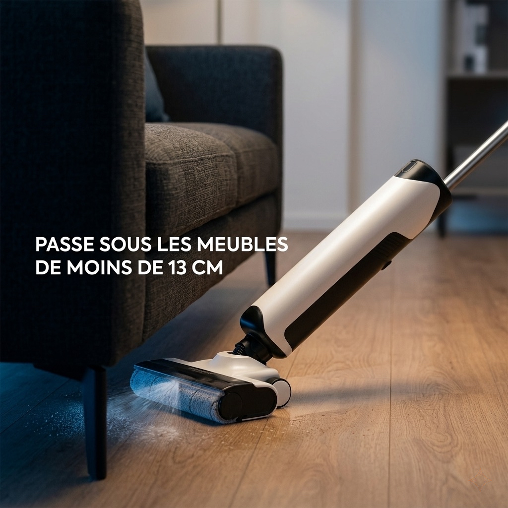 Aspirateur laveur 3-en-1 autonettoyant VORTEX Aspiroclean