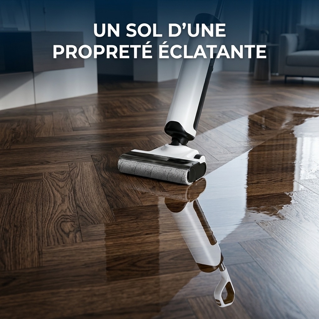 Aspirateur laveur 3-en-1 autonettoyant VORTEX Aspiroclean