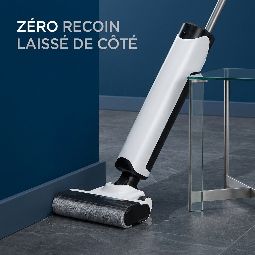 Aspirateur laveur 3-en-1 autonettoyant VORTEX Aspiroclean