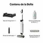Aspirateur laveur 3-en-1 autonettoyant Aspiroclean